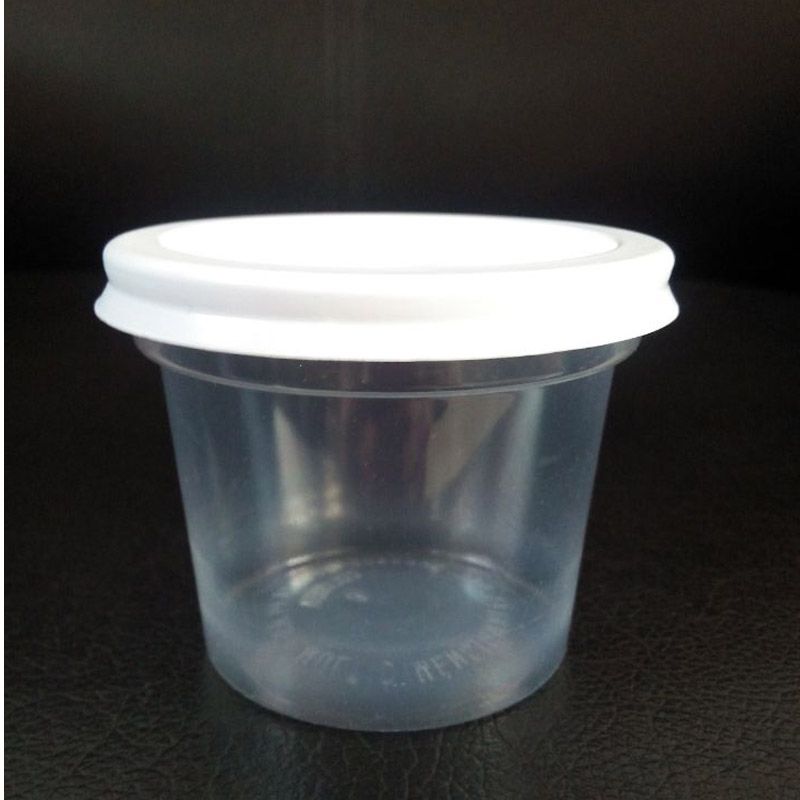 4.5oz disposable plastic ice-cream cup with lid