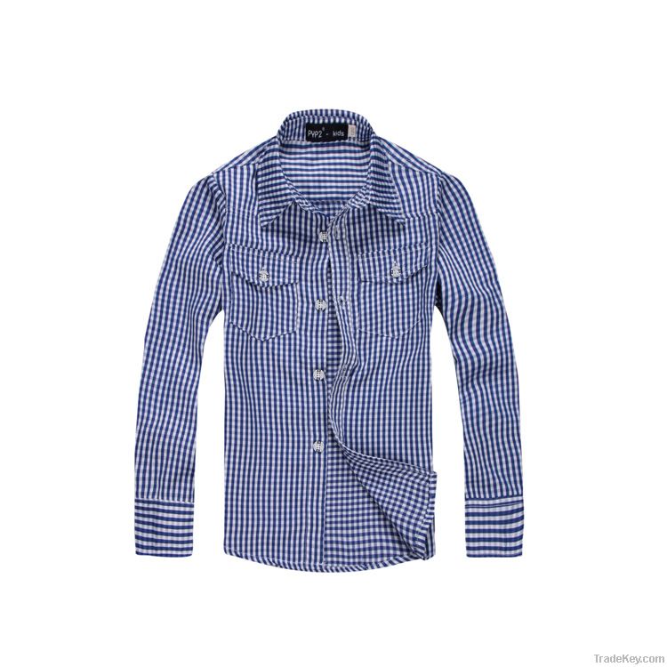 Handsome boy button front shirt