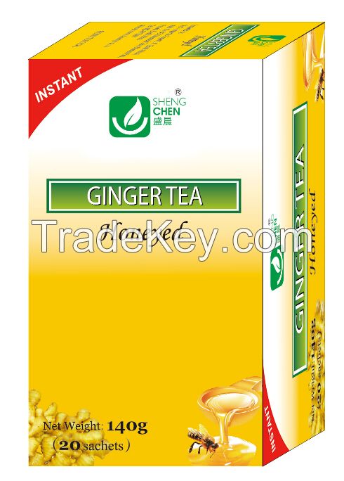 Instant Honeyed Ginger Tea, Instant Honey & Ginger Drink, Ginger Tea Granules, Anhui Shegnchen Tea