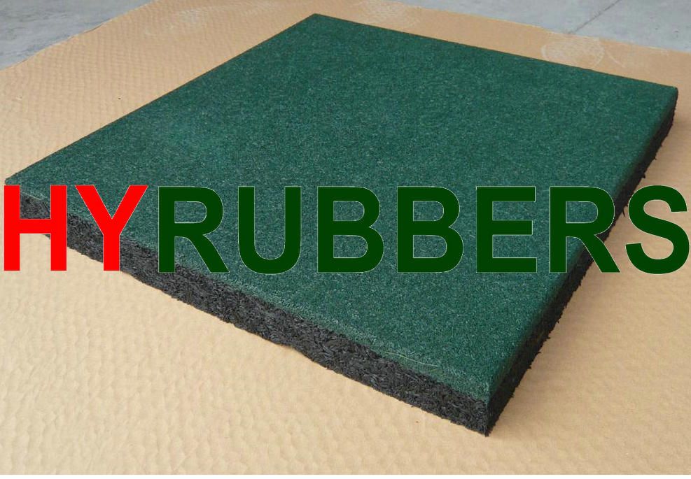 square rubber floor tiles