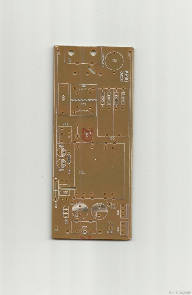 Single Sided PCB with FR1 and FR2 OSP
