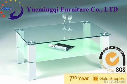 glass metal coffee table/modern design tea table
