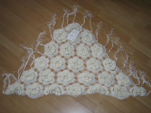 hand crochet shawl