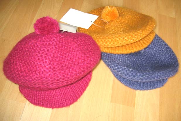 hand -knitted cap