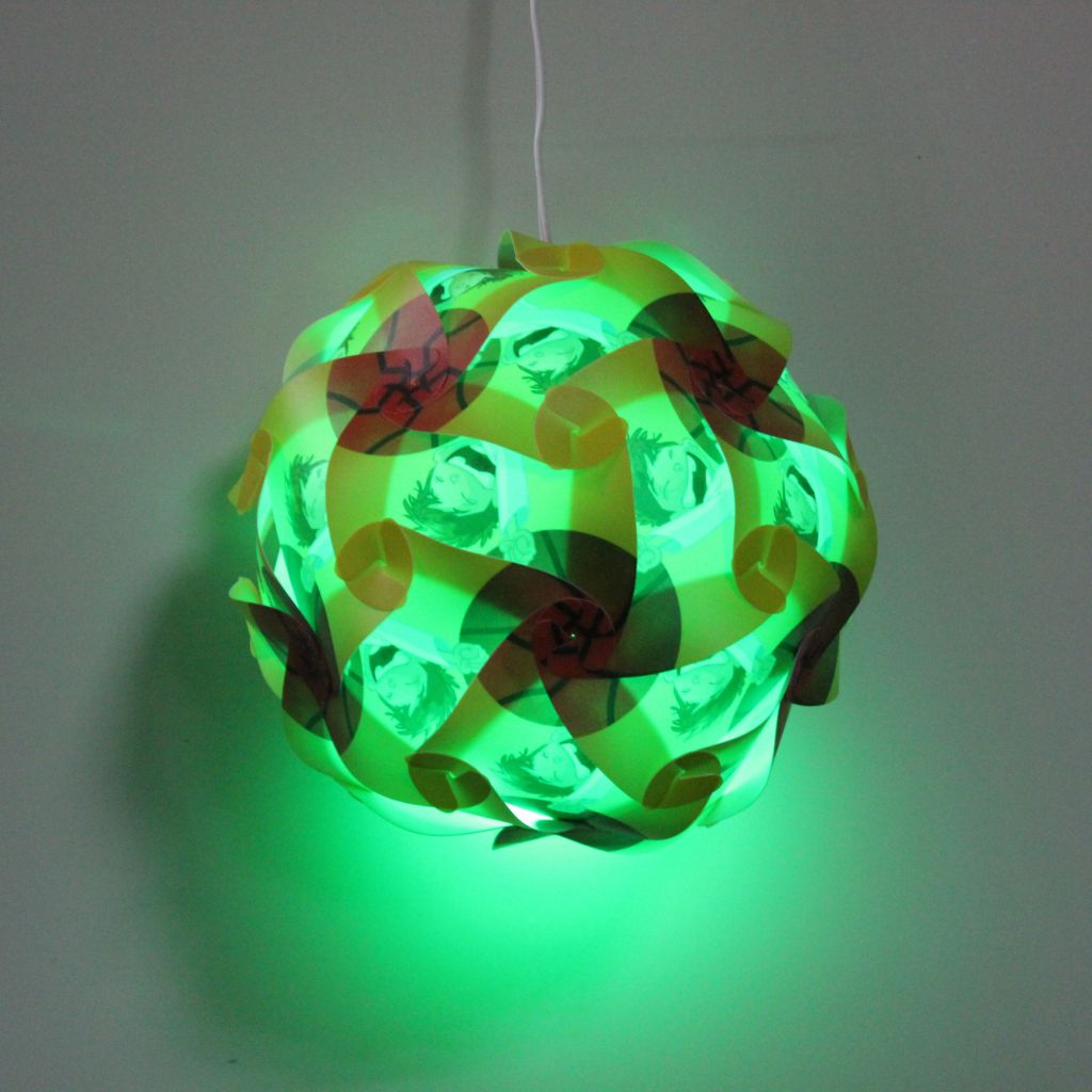2014 new colorful iq puzzle light/jigsaw puzzle lamp ready stock with printed carton pattern