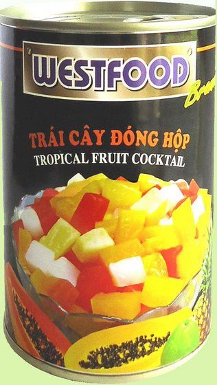 Tropical Canned Fruit Cocktail