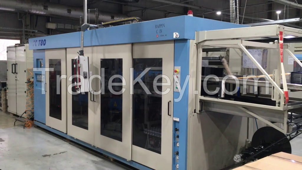 5 Used Wrapping Machinery (TFT) thermoforming machines.