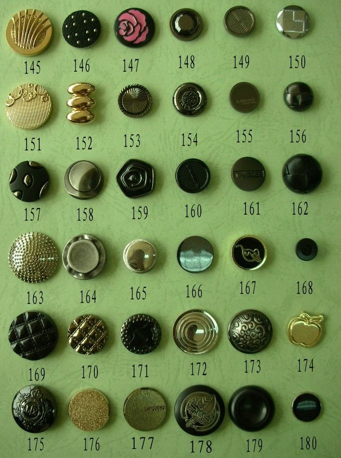 Metal Snap Buttons - Plastic Buttons