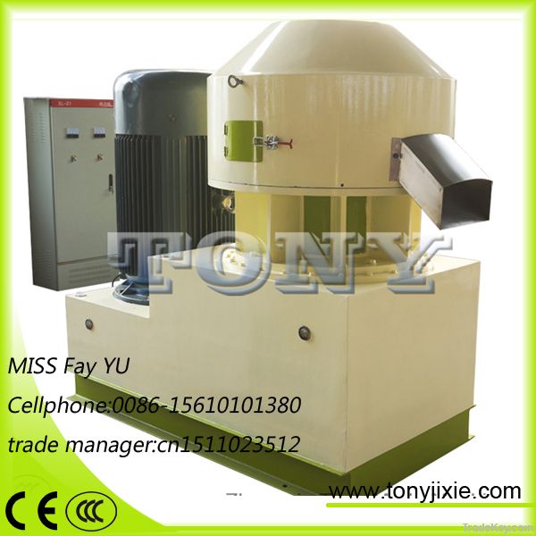 tony high quality wood pellet mill/wood granulating machine