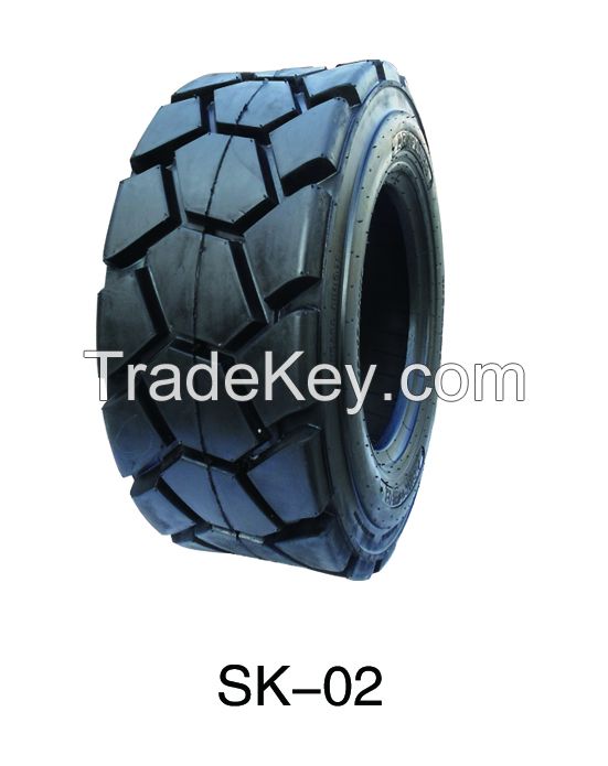 Skidsteer No-diretional Tubeless Tyre