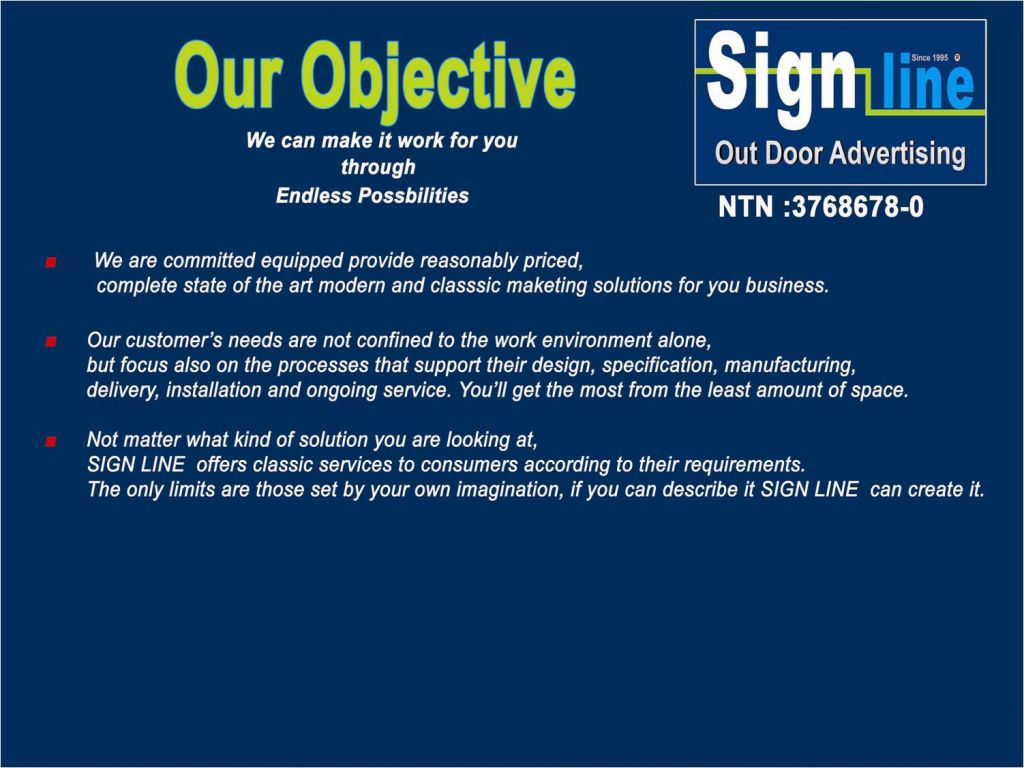  sign Line: Creativity Unleashed   About: Sign Line is a specialized design house, providing state of the art communication design in terms of Event Design & Management with customized outlook & unique production value, Graphic Design for corporat