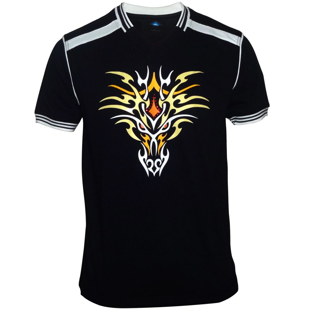 Lixup dragon Style mens T shirts