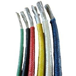 SIAF-GL Silicone Rubber Cable, Fibreglass braid