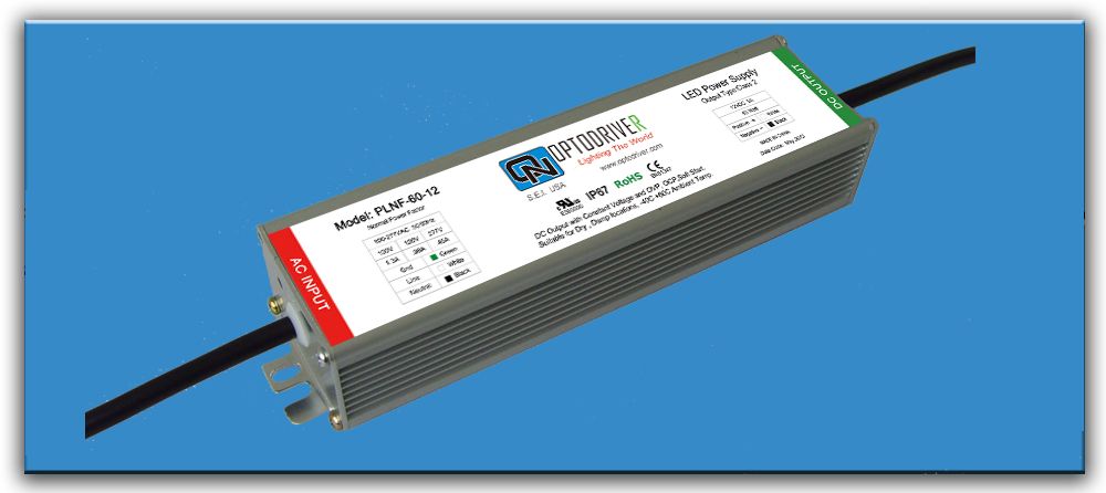 CE IP67 Listed constant voltage led driver 60W 12V5A