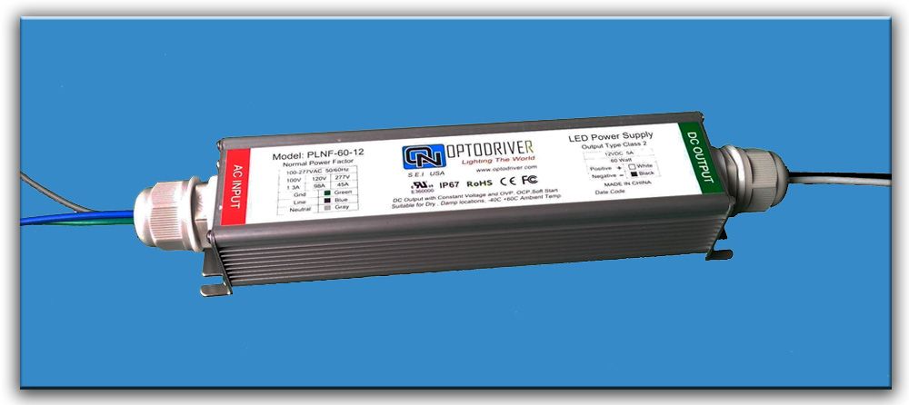 UL Listed CONDUIT FITTING STYLE constant voltage led driver 60W 12V5A