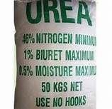 Urea 46% prilled or granular, white