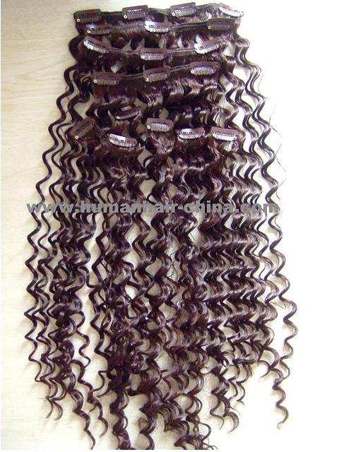 clip on human hair extension