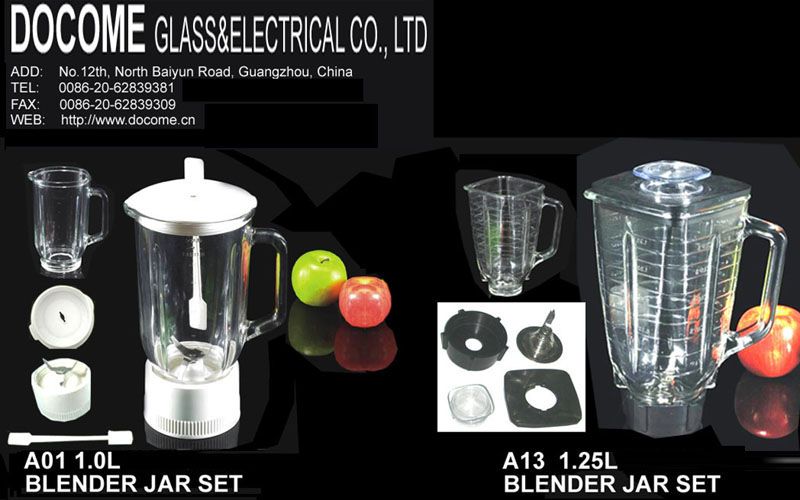 1800ml blender glass jar glass beaker for national juicer