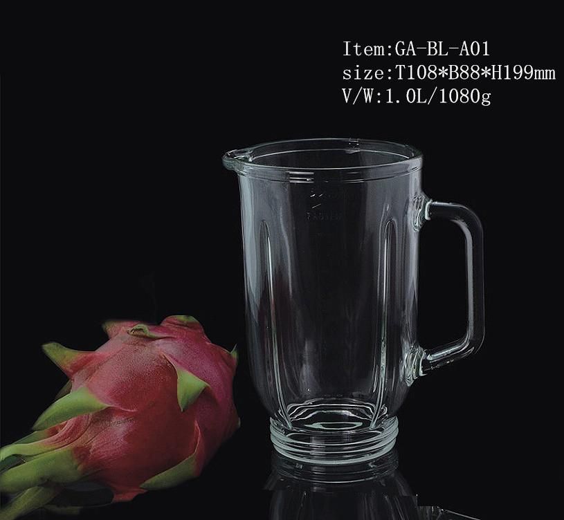 blender glass part 1.0 litre glass jug for national 176 juicer
