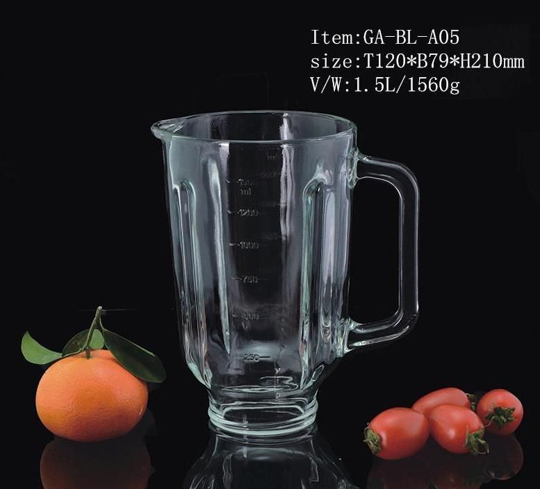 1.5L glass jar glass beaker for 999 blender and juicer