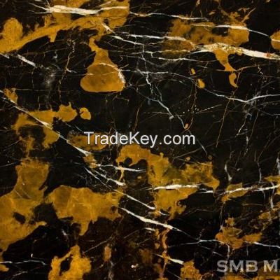 Black and Gold Portoro Marble Pakistan