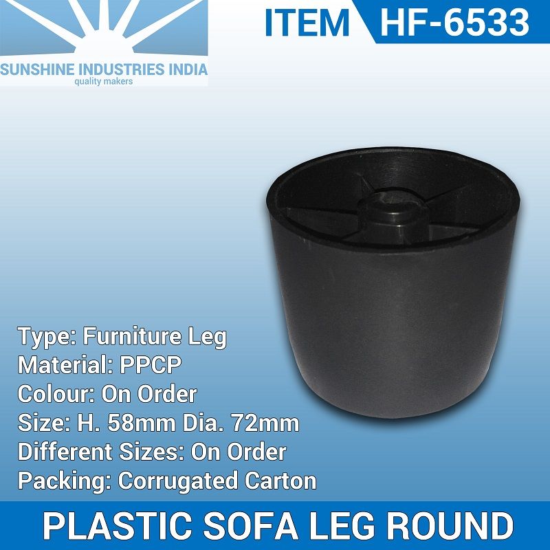 SOFA LEG / BUSH PLASTIC