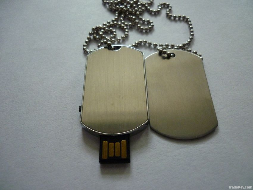 Metal Dog Tag USB flash drive