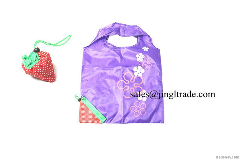 Strawberry reusable shopping bags