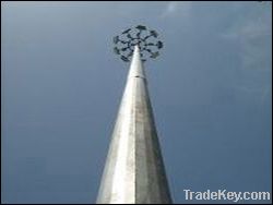 High mast lighting poles