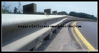 traffic barrier, highway guardrail