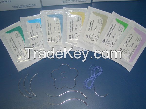 High Quanlity Disposable All Types Sterile Surgical Suture With Needle