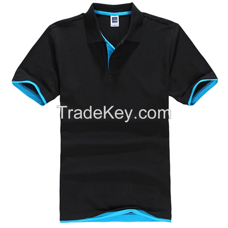 New Men's Cotton Casual Sports Polo Shirt Short Sleeve T-shirt Tee Blouse Tops