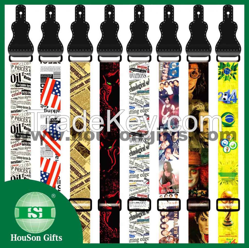 Free designs customzied guitar straps wholesale