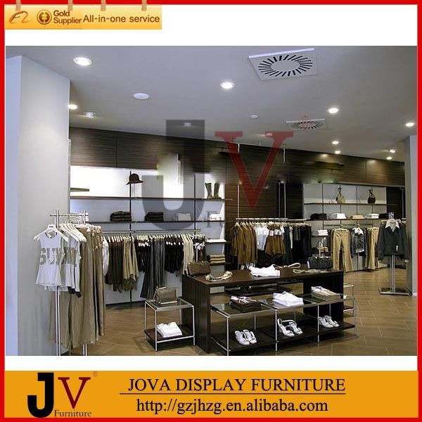 Modern boutique display rack clothes shop furniture