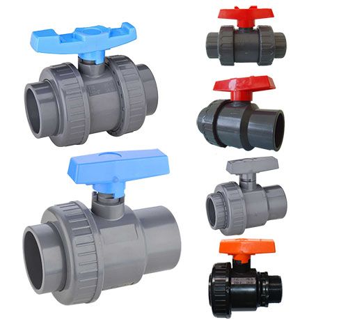 PVC DOUBLE UNION BALL VALVE