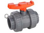 PVC DOUBLE UNION BALL VALVE