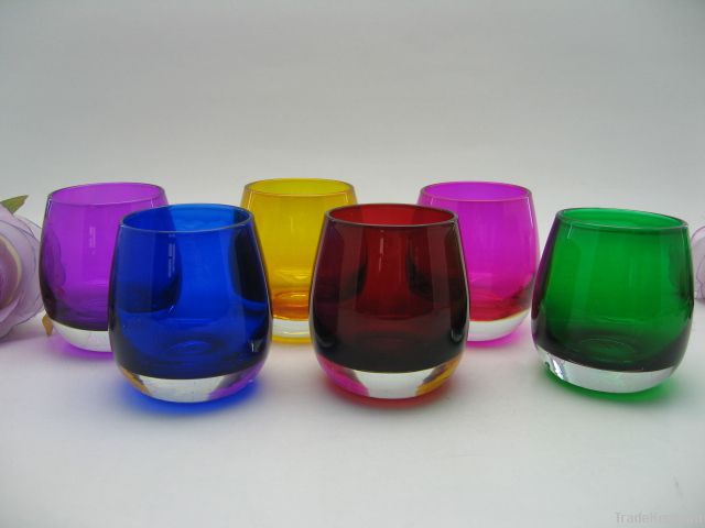 Glass Candle Holders