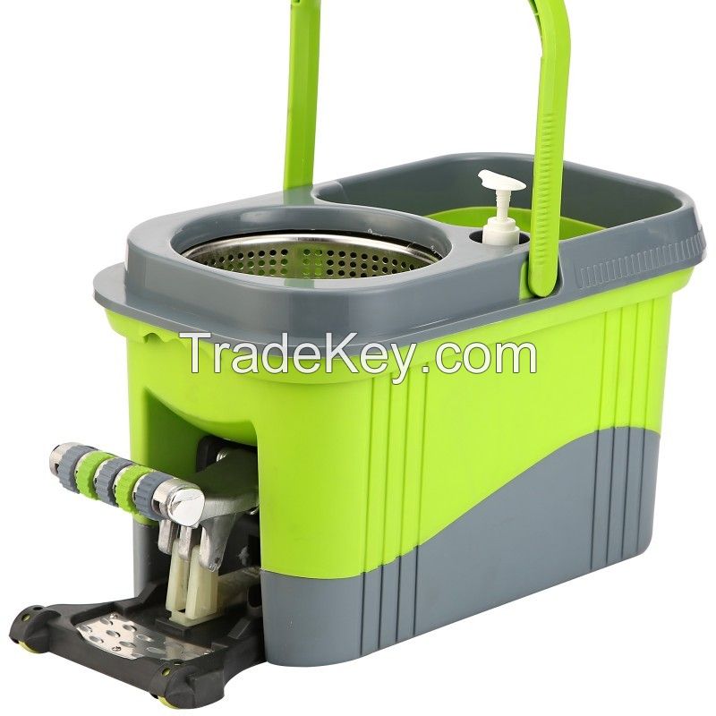 2015 new product 360 spin mop with wheels