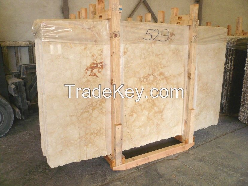 Crema Royal Marble Slabs, Spain Beige  Marble