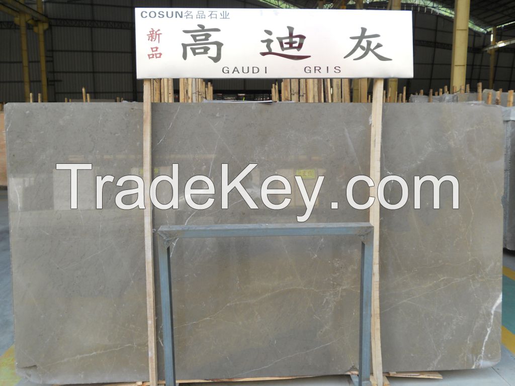 Gaudi Grey Marble Slabs, Spain Grey Marble