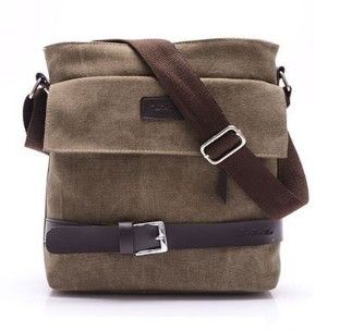 Canvas Messenger Bags for Men Brown Color Cheap and Good Quality Casual Men Messenger Bags