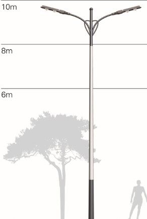 HDG pole / street light pole / street light column ( 5m 6m 7m 8m