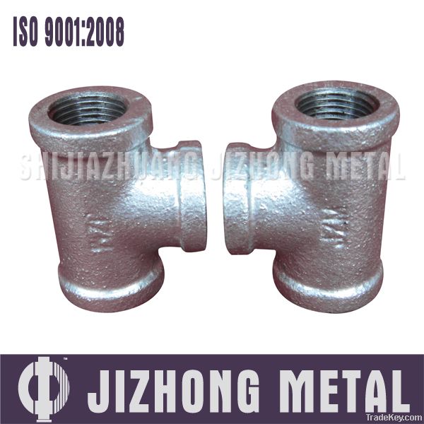 Hot dipped galvanized malleable iron pipe fitting