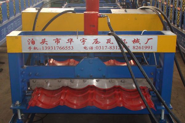 XN-828 Glazed tile color steel roll forming machine  