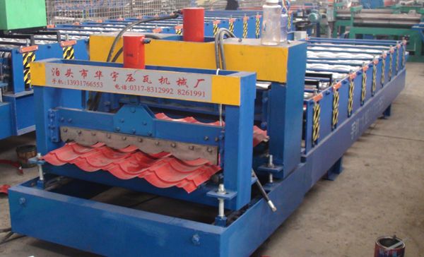 XN-828 Glazed tile color steel roll forming machine