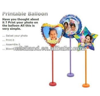 Various kinds of photo balloons with free software(made by hand)