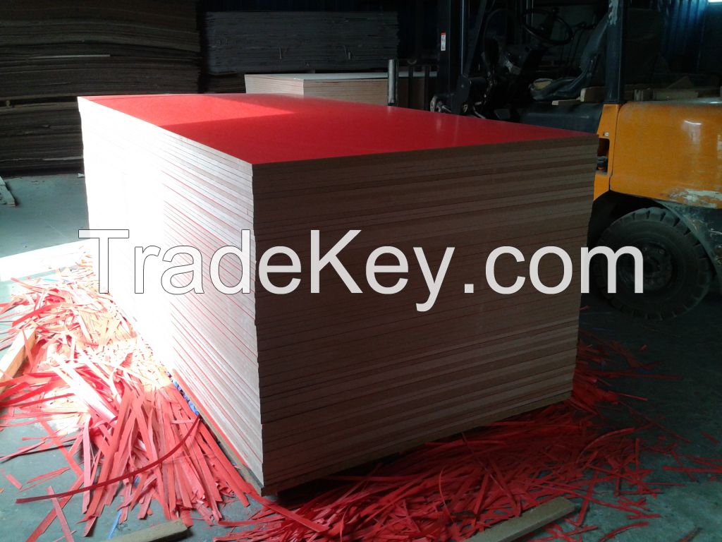 1220mm*2440mm melamine mdf/melamine particle board