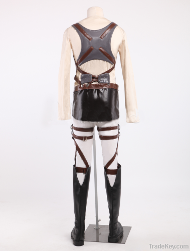 Attack on Titan the Recon Corps Uniform Outfits Cosplay Costume