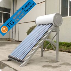 High quality Pressurized solar water heater with CE, ISO, CCC.