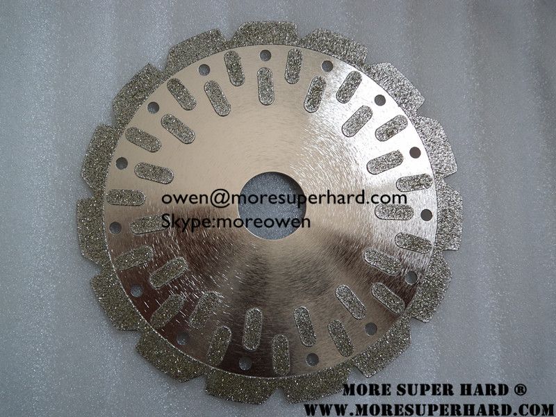 Electroplated diamond cutting wheel for steel, diamond grooving wheel (owen @ moresuperhard.com)